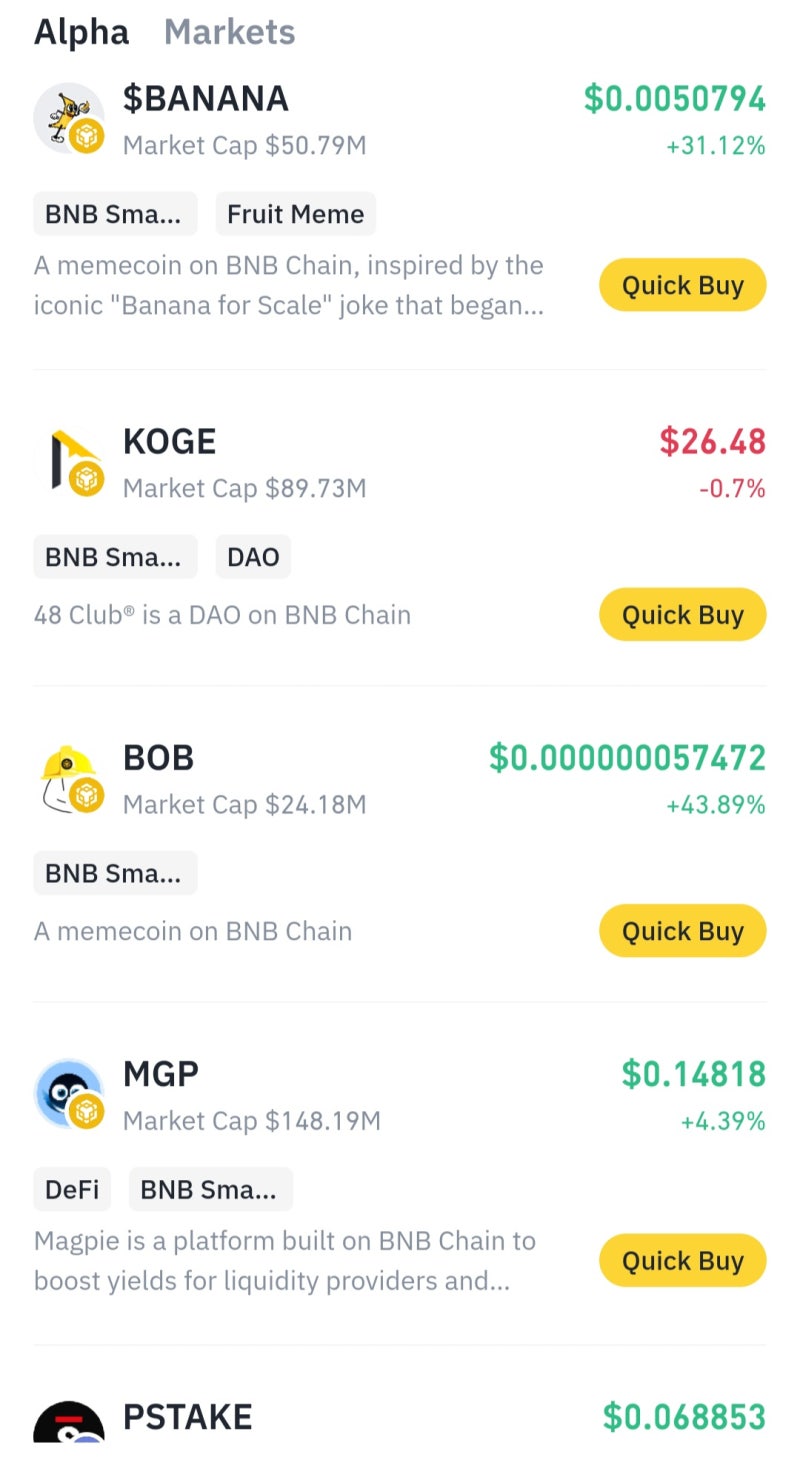 바이낸스 거래소, 알파(Alpha)에 또 추가된 9개 알트코인들 : 네이버 블로그