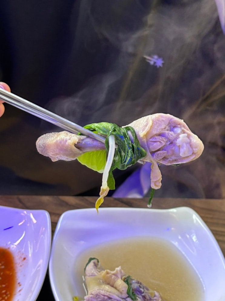  익산 모현동 닭한마리 칼국수 죽까지 맛집, 닭삼백집 익산본점