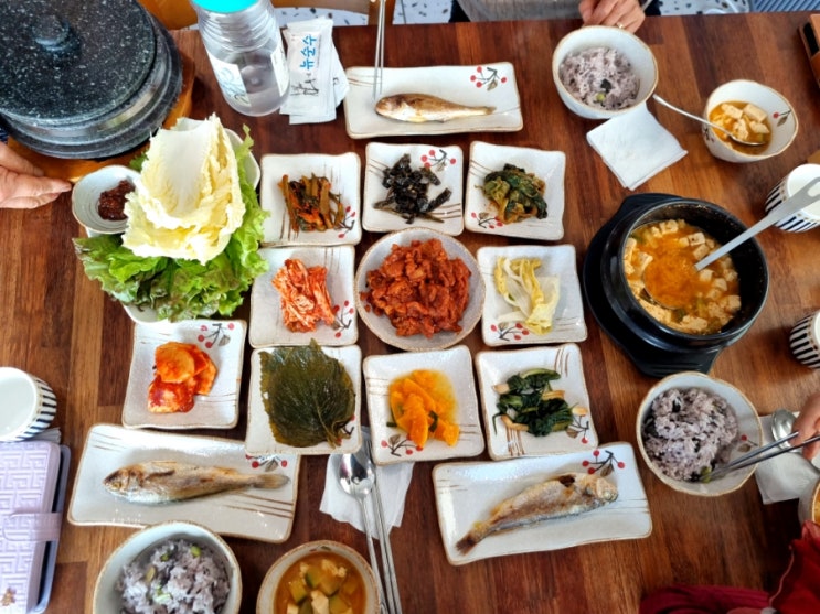  영종도 청국장 된장찌개전문 용유관 시골밥상