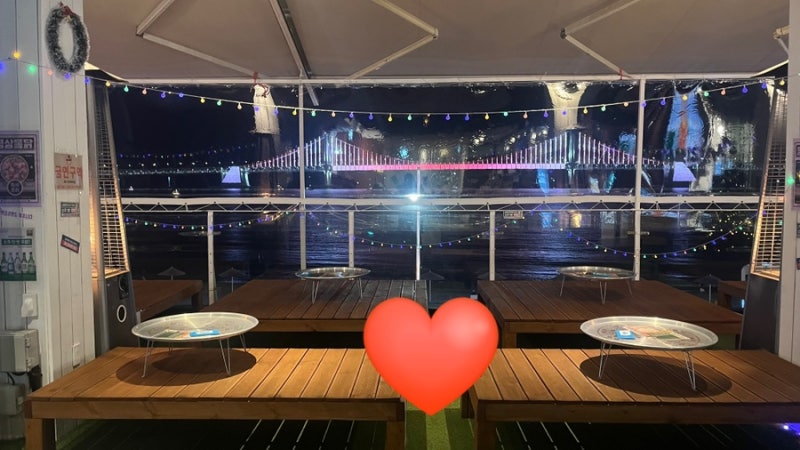 부산 신년회 광안리 바다뷰 치킨집 술집 수변평상공원