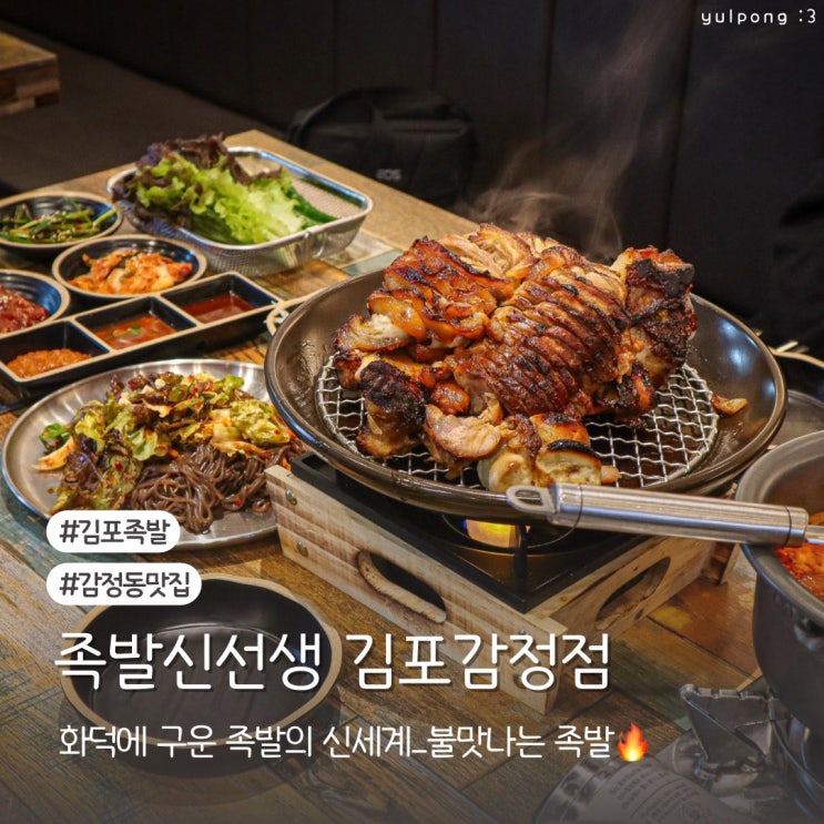  화덕에서 구운 족발의 신세계 족발신선생 감정점 김포족발맛집 맛본 찐후기