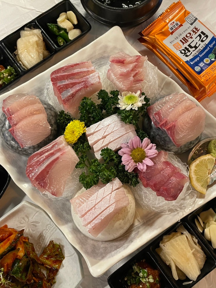  광주상무지구술집 대방어 맛집 개념포차바다다