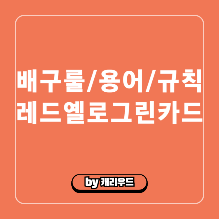  프로 배구 경기 규칙 옐로 레드 그린카드 룰 용도 및 의미