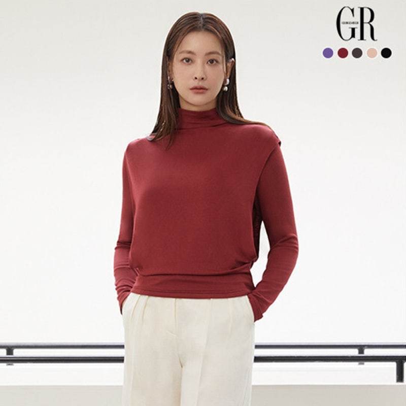 조르쥬레쉬 GR24FW 기모 티블라우스 - 겨울의 완벽한 선택