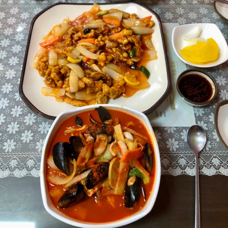  인천 논현동 짬뽕 맛집 남동공단 취반 탕수육도 존맛탱