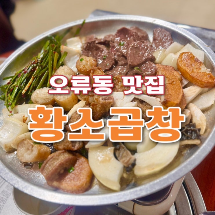  회식하기 좋은 구로 오류동 맛집 황소곱창
