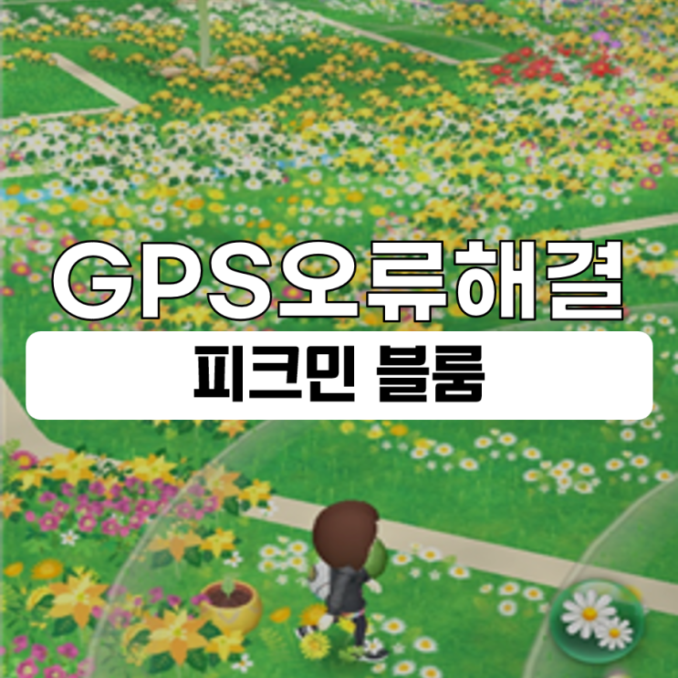  피크민 블룸 GPS 오류 없이 안드로이드도 아이애니고로 변경하자