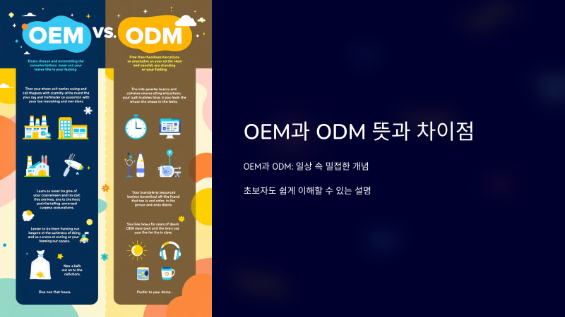 OEM ODM 뜻 특징 차이점 : 네이버 블로그