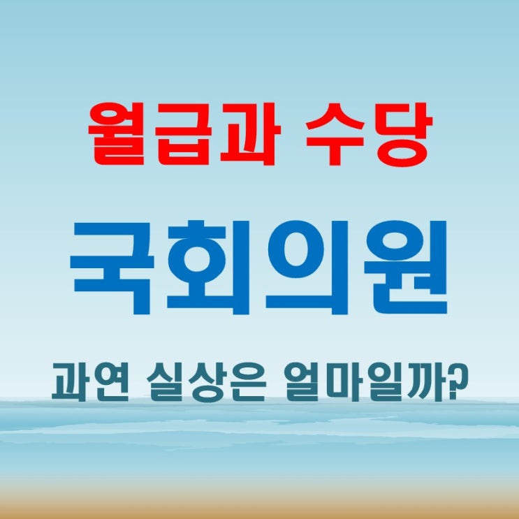  2025 국회의원 월급과 연봉 인상은? 실제 손에 쥐는 금액은?