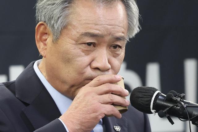 '3선 도전 공식 선언' 이기흥 <b>대한체육회장</b> "왜 나를 악마화하나... 