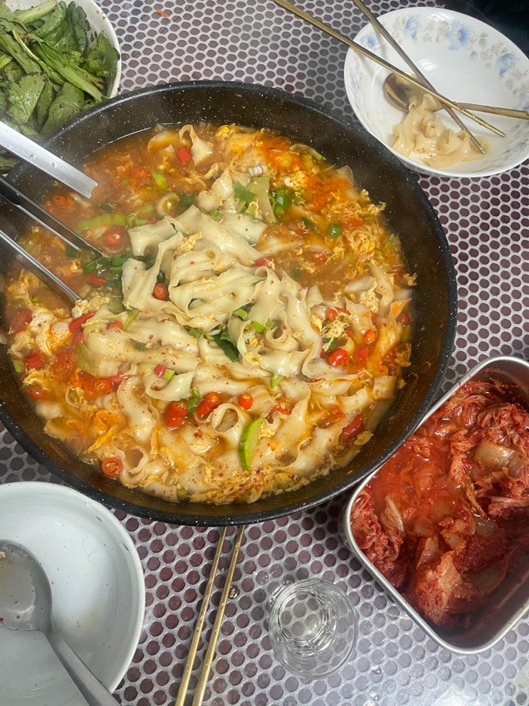  오늘의 점심은??? 도삭면?? 칼국수