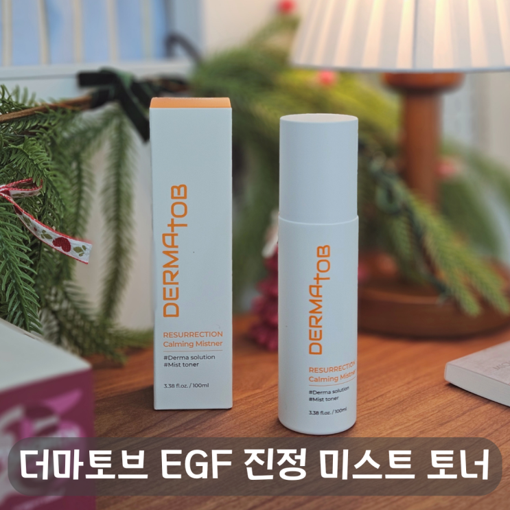  속건조 잡는 물광 케어, 더마토브 EGF 진정 미스트 토너