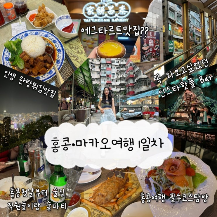  2024년 11월 1일 | 홍콩여행 1일차, 침사추이맛집에서 찾은 인생 완탕튀김, 홍콩여행 필수코스 저만 믿고 따라오세요, 홍콩핫플 Bar "Dragonfly", 그리고...