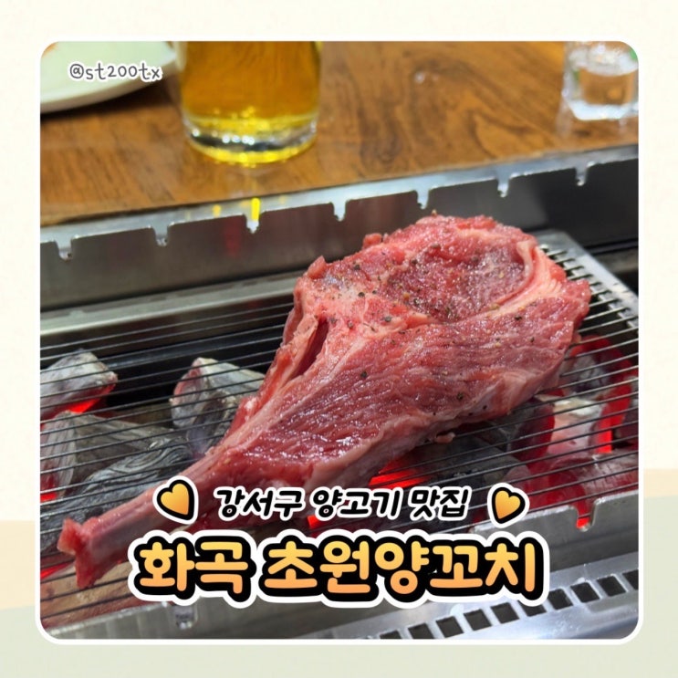  강서구 화곡역 양고기 맛집 초원양꼬치 내돈내산