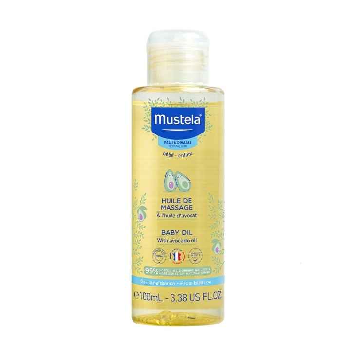 무스텔라 베이비 오일, 100ml, 1개