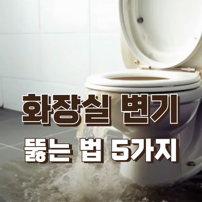화장실 변기 뚫는 법 5가지 세제, 페트병, 옷걸이, 콜라, 베이킹소다와 식초