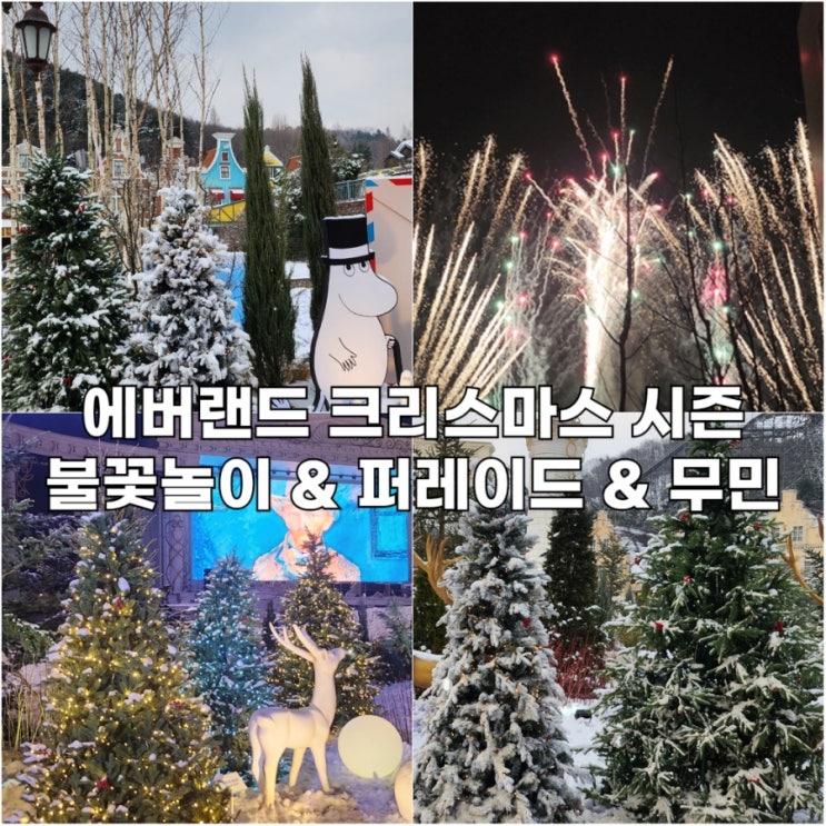  [용인]크리스마스 데이트 추천 용인 에버랜드 불꽃놀이