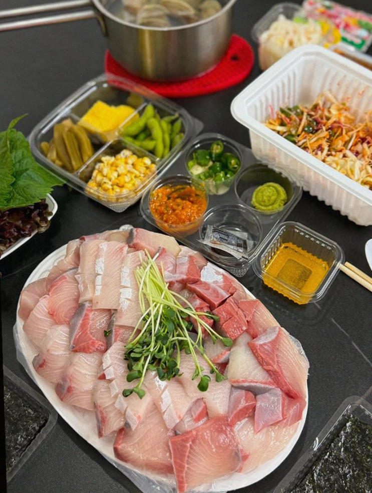  운전 후 맛본 신선한 해산물, 파주 회선장 횟집