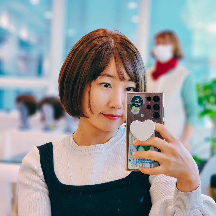  홍대 가발 전문점 피치비 위그 자연스러운 여성 통가발 단발 가발