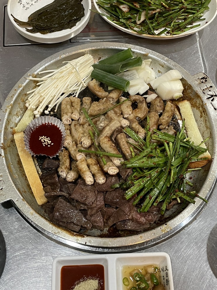  광주 서구 화정동 맛집 곱창구이 볶음밥 찐맛 한우삼창