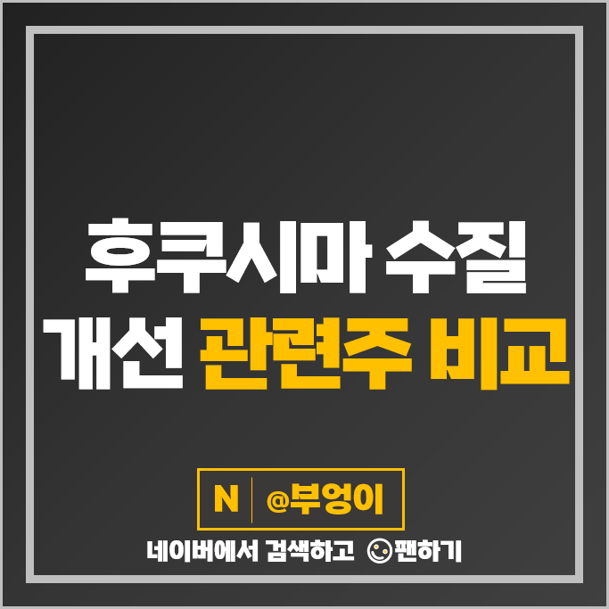 후쿠시마 수질 개선 관련주 대우건설 두산에너빌리티 주가 GS건설 주식 후쿠시마 수질 개선 관련주 대우건설 두산에너빌리티 주가 GS건설 주식