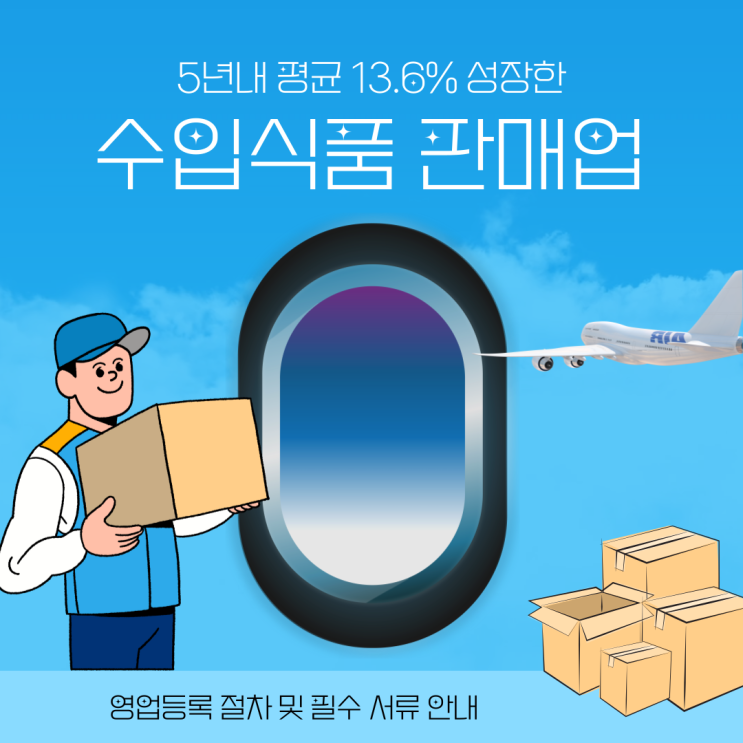  [수입식품 판매업 영업등록 절차 및 필수 서류 안내] 2019년에 비해 수입식품 건수가 7.4% 증가한 수입식품 시장 정보