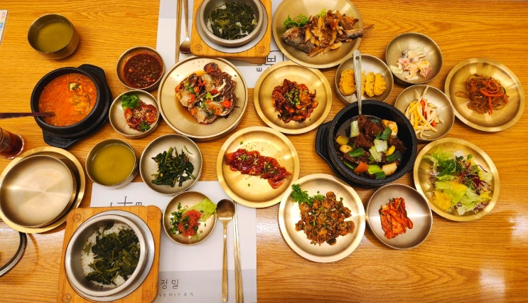  부평 십정동 한정식 맛집 정밀, 상견례에 좋은 한식 룸 식당