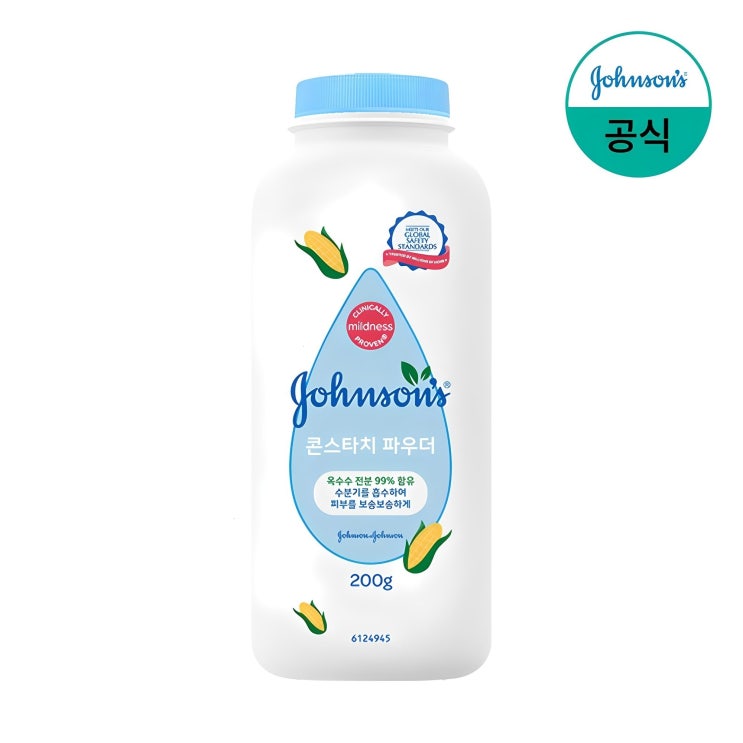  존슨즈 베이비 파우더 오리지날향, 200g, 1개