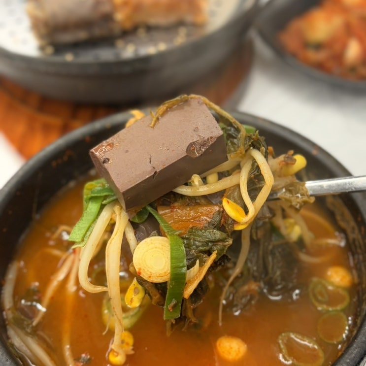  경주 시청 내조국 국밥 맛집 얼큰하고 푸짐한 한 끼