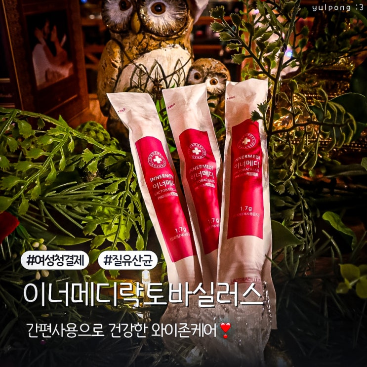  이너메디 락토바실러스 여성청결제 와이존 관리 필수템