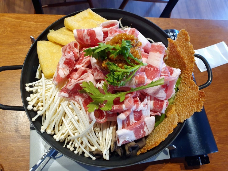  남위례역 맛집 위례 샤브샤브 감동의 우드막 위례점