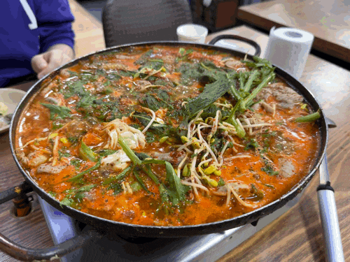  인천 도화동 제일시장 송화 곱창 노포 곱창전골 맛집