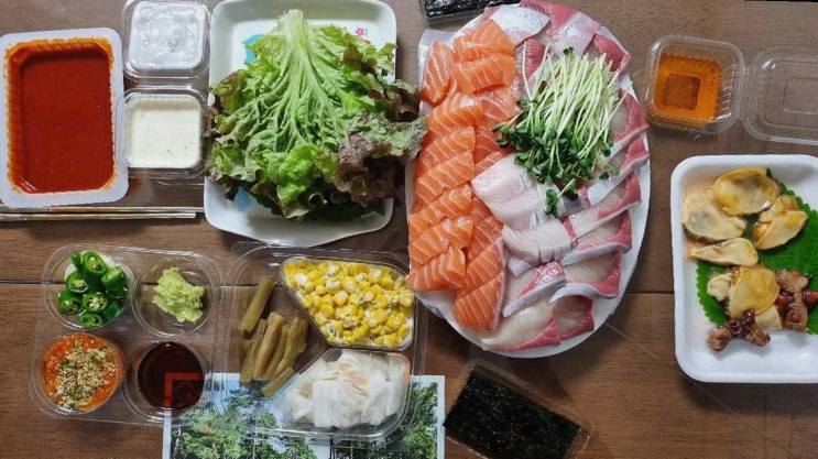  여자친구와 함께한 파주 운정 최고의 해산물, 회선장