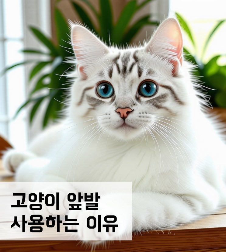  고양이 앞발 사용하는 이유 숨겨진 비밀