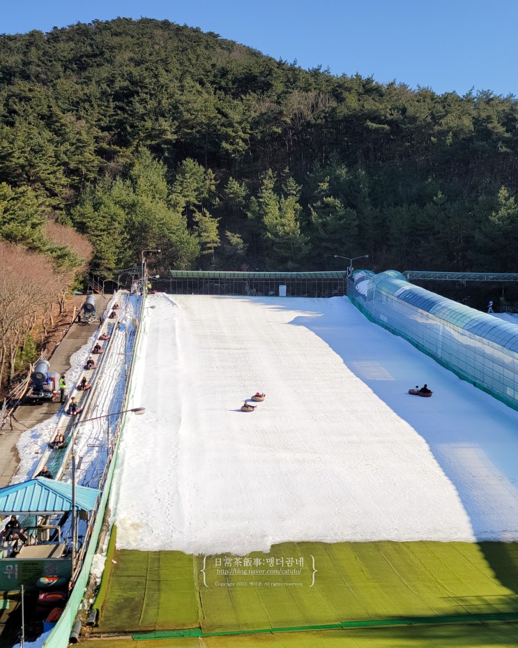  전남 화순 백아산 눈썰매장 광주 근교 아이와 가볼만한곳 겨울데이트