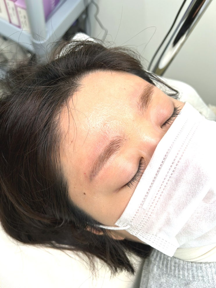  천호눈썹잔흔제거, 투브로우즈 아카데미 강동점 1회차 눈썹문신 잔흔 제거 솔직후기! 바로 출근가능!!
