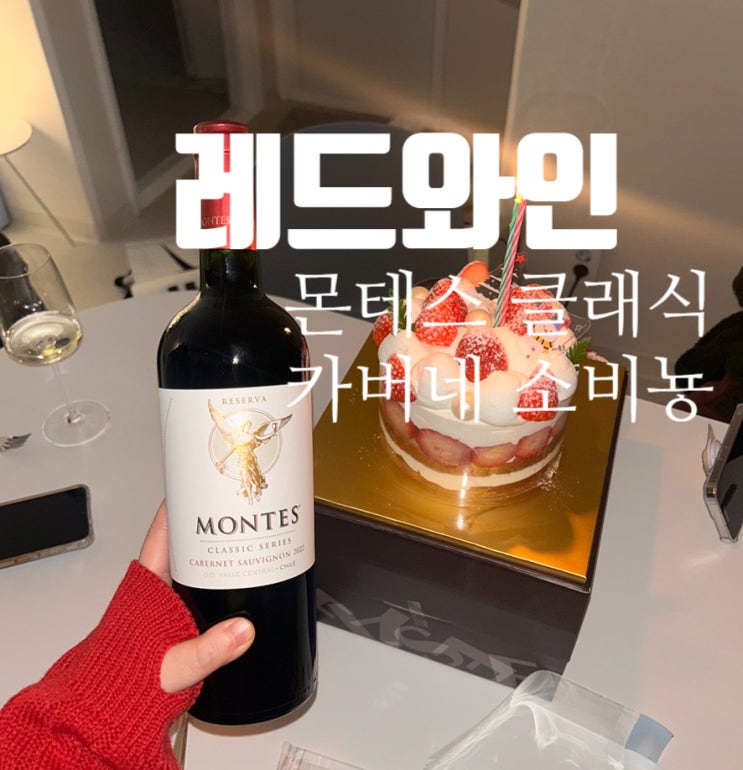  몬테스 클래식 카베르네 소비뇽 데일리와인 연말파티하기