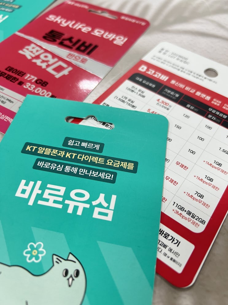  휴대폰 온라인개통 선불유심 신청 방법
