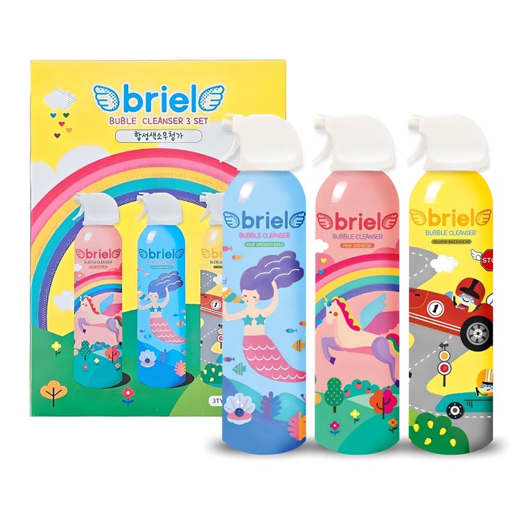 디보트브리엘 버블 클렌저 3종 세트 복숭아향 + 베리향 + 망고향