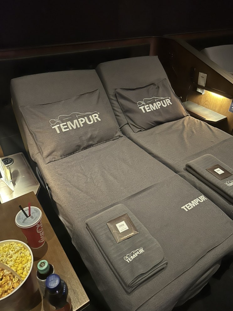  누워서 보는 영화관 용산 아이파크몰 템퍼 시네마 솔직한 후기