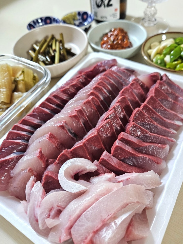 의정부 양주 회트럭 방랑수산 대방어 밴드주문 픽업 후기
