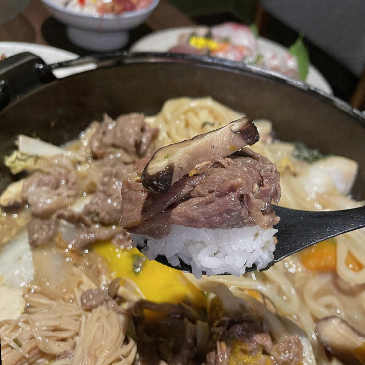  [판교] 엠오엠, 최고의 한우 스키야키와 모임 장소로 강추!