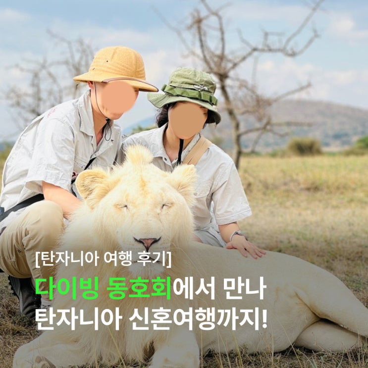  다이빙 동호회에서 만나 아프리카 신혼여행까지! 탄자니아를 담은 사진 대방출! (feat. 아모트래블)