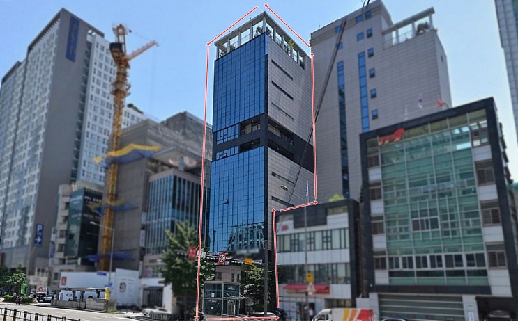  [계약완료] 130평 마포 합정 대형 홍대사무실. 양화로 대로변, 입지 끝판왕, 힘있는 빌딩이 필요하다면 이 곳.