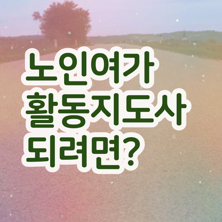  노인여가 프로그램 , 노인여가활동지도사 합격 후기 및 급여