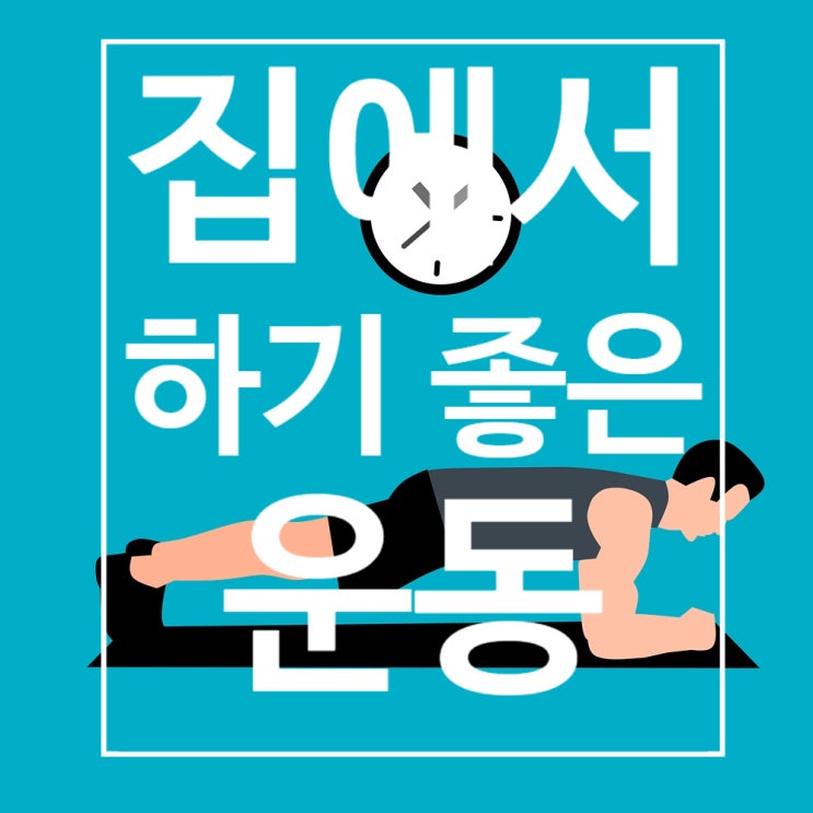  집에서 하기 좋은 운동