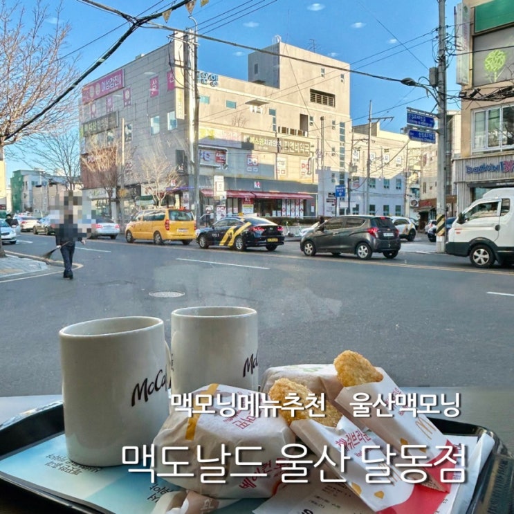  울산 맥도날드 달동점 맥모닝 메뉴 추천