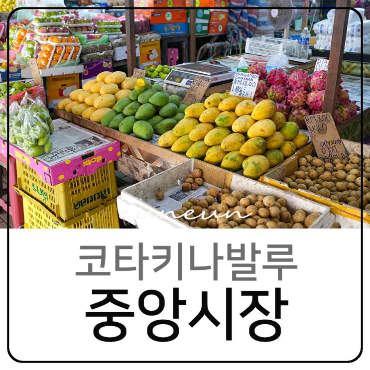  코타키나발루 가볼만한곳 중앙시장 센트럴마켓 과일