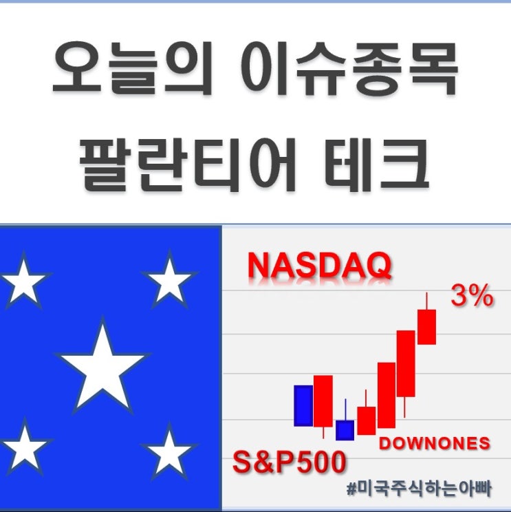  미국주식 오늘의 이슈종목 팔란티어 테크