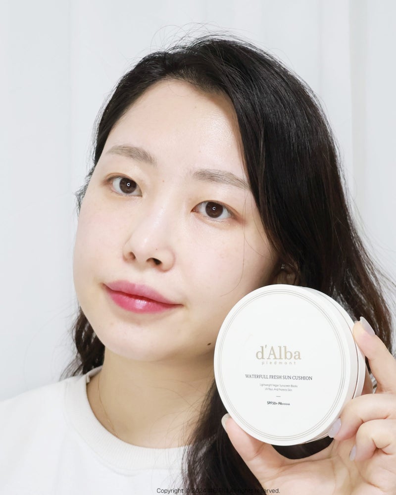 올리브영 썬쿠션 추천, 달바 비건 워터풀 프레쉬 선쿠션